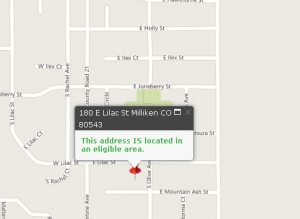 Milliken Colorado USDA eligible property